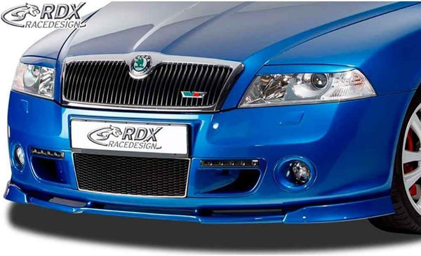 RDX Front Bumper Splitter Skoda Octavia 2 MK2 II RS 2004-2008 PU Unpainted