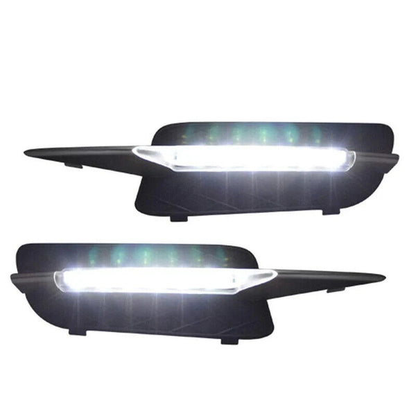 Xenon White 07-10 BMW X5 E70 Pre LCI 18W LED DRL Front Bumper Lights Marker Kit