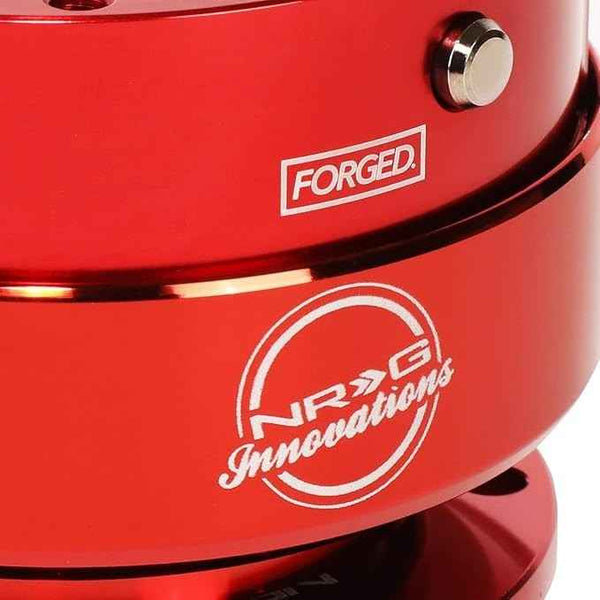 NRG Innovations SRK-200BK Red Quick Release Steering Wheel Boss Hub Univ