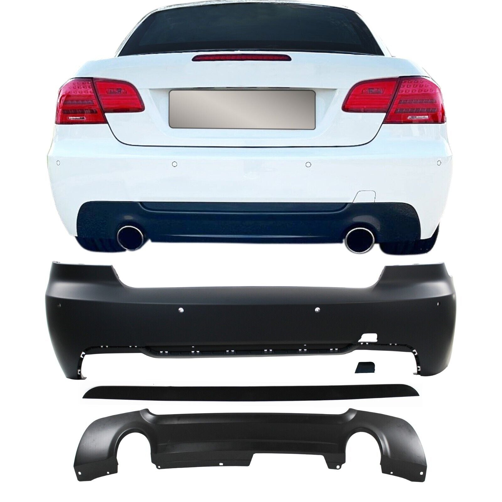 JOM BMW 3er 3-series E92 E93 LCI 10-14 Front & Rear Bumper + Side Skirts Polyp