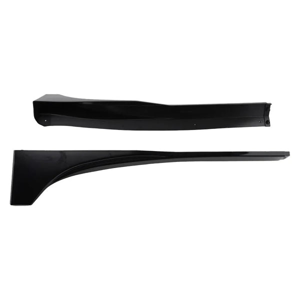 MXPR Pair ABS Side Skirts Extensions Body Kit Tesla Model 3 17-23 Black