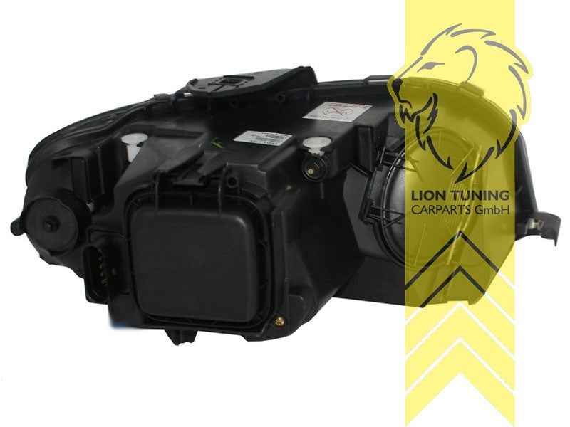 LTG Pair LED DRL Lightbar Headlights Audi A3 8P black 8PA 03-08 LHD