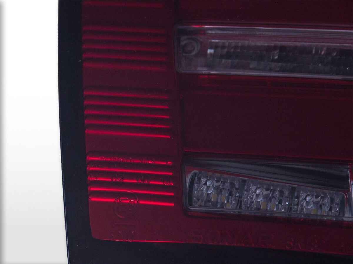 FK LED Lightbar Rear Lights Tail Lamps Audi A3 8P 8PA 04-08 Black RED S3 LHD
