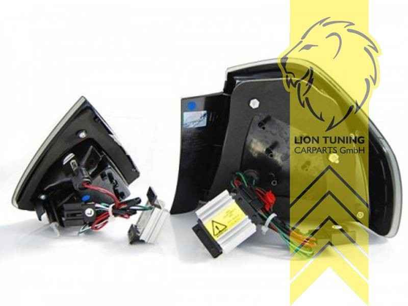 LT LED DRL Lightbar Rear Tail Lights BMW E90 S65 M3 Sedan Black Smoke LHD