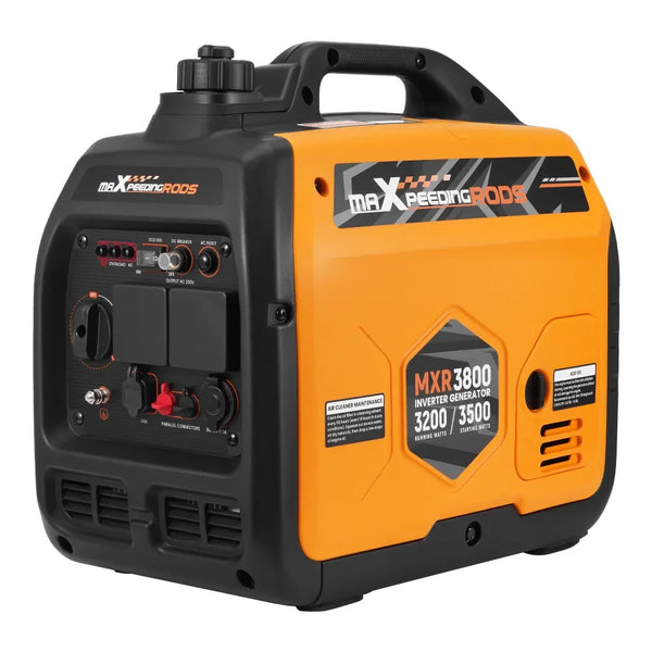 MXPR Petrol Inverter Generator Silent Portable 3500W 4 Stroke Engine Camping