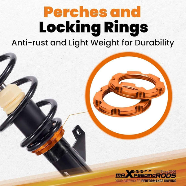 MXPR Coilovers Kit  Audi A3 8P 8PA 8P1 1.6TDi 1.9TDi 2.0TDi VW Golf 5 6 03-13