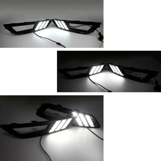 Mustang Style 15-18 Ford Focus Sequential Switchback LED DRL Fog & Indi Kit