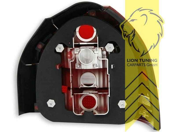 LT Halogen Rear Lights Tail Lamps Audi A3 8L red white chrome facelift look LHD