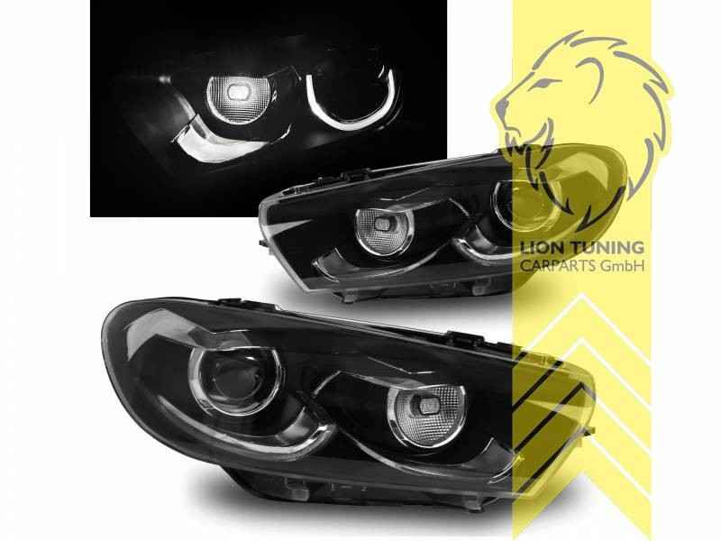 LTG Pair LED DRL XENON Cornering Headlights VW Scirocco 3 137 138 08-14 LHD