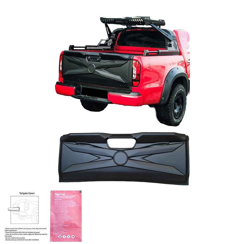 OW  Tailgate Cover Panel Armour MERCEDES X Class W470 17+ Body Matte Black