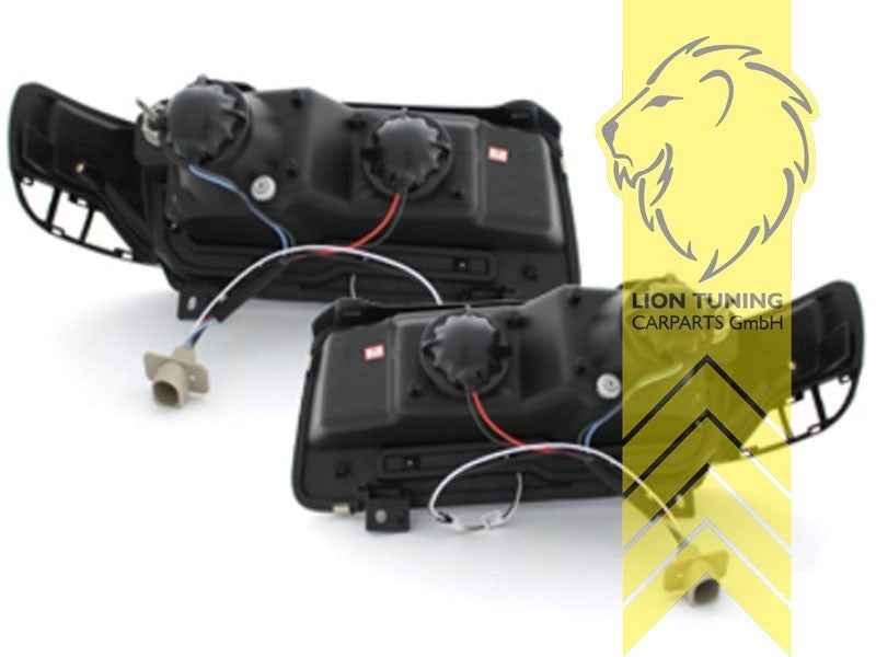 LTG Pair Headlights VW Passat B3 35i Facelift 93-97 sedan Variant black LHD