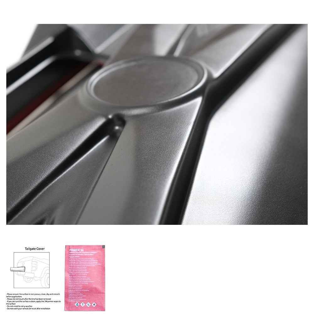 OW  Tailgate Cover Panel Armour MERCEDES X Class W470 17+ Body Matte Black