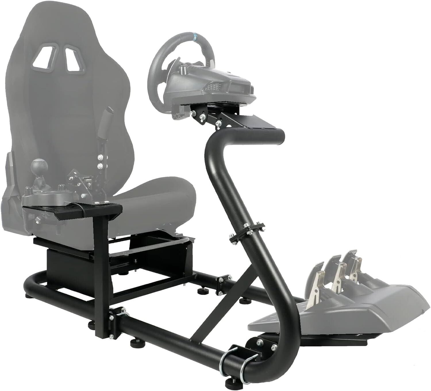 Driving Game Sim Racing Frame Rig - Add Seat Wheel Pedals Xbox PS PC Console F1