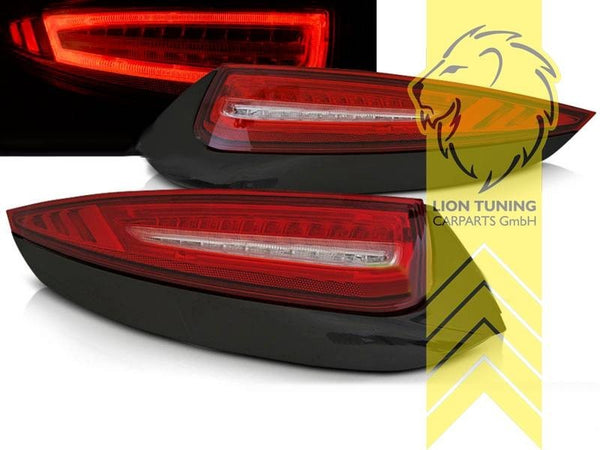 LTG LED Lightbar Rear Lights Tail Lamps Porsche 911 997 2 Facelift 08-11 Red LHD