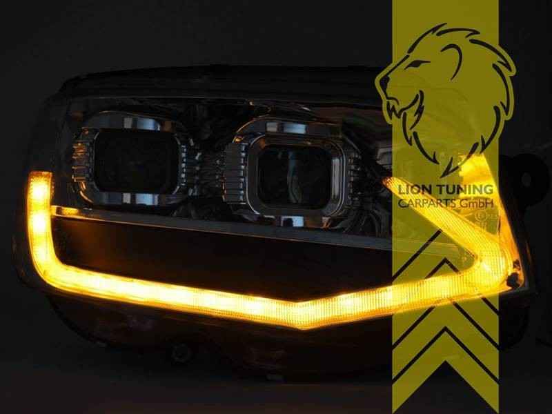 LTG Pair LED DRL  Lightbar Headlights VW T6 15-19 Van Caravelle Transporter LHD