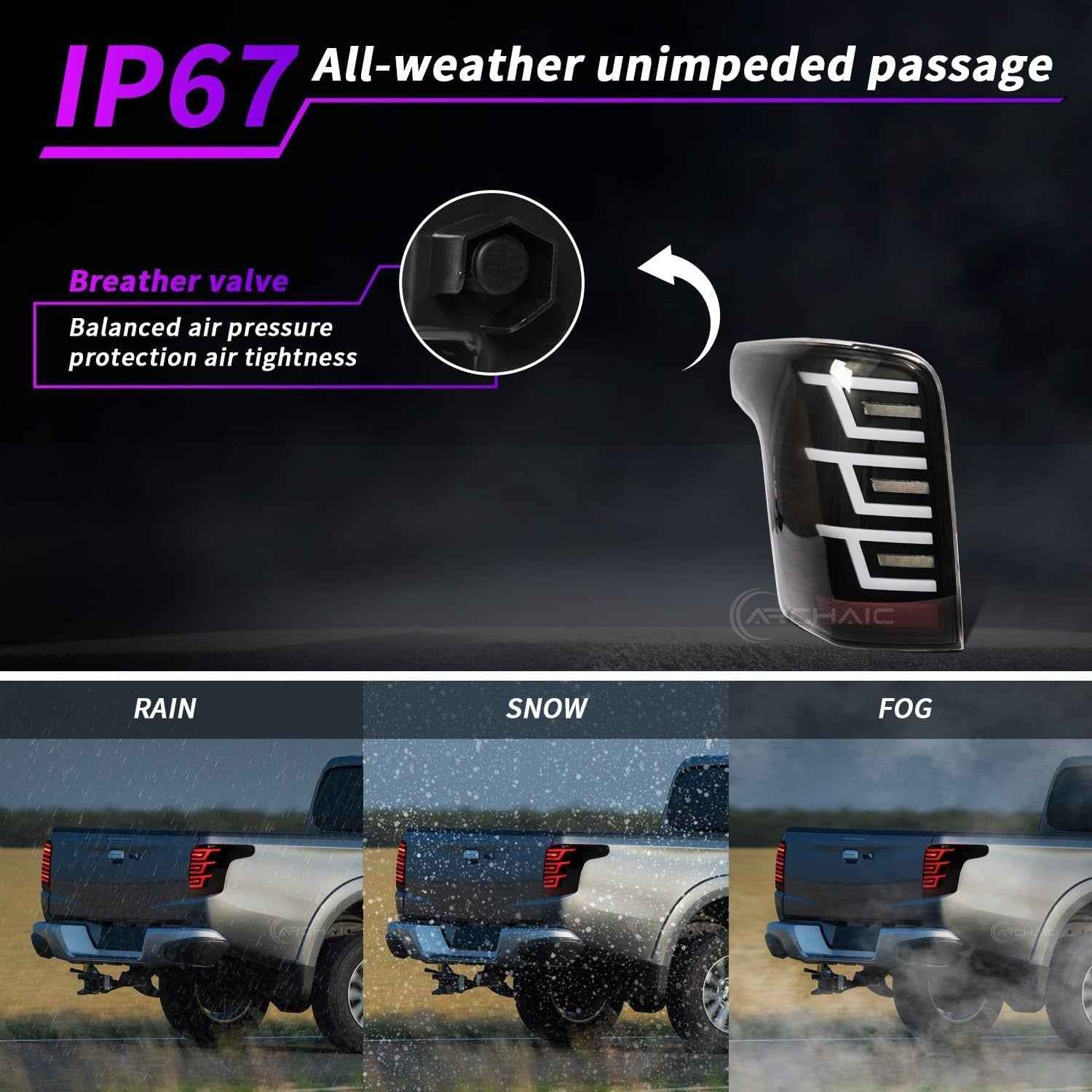 AC Pair Seq LED DRL Rear lights Tail Lamps Mitsubishi L200 Pickup Triton 05-14