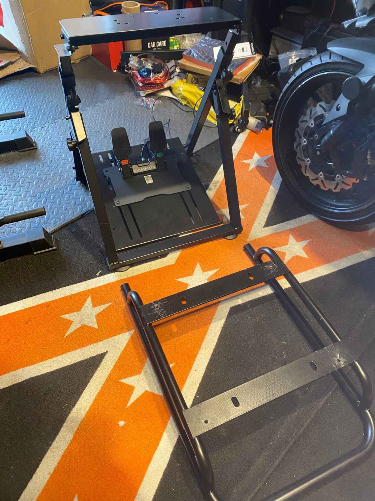 GTPLAYER Folding Racing Sim Stand & Seat Frame G25 G27 G29 G920 Driving Game