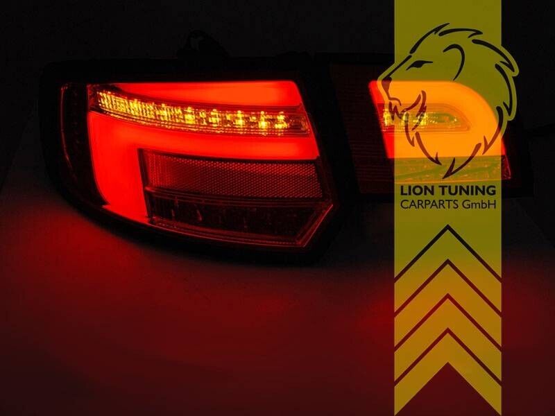 LT Pair LED REAR LIGHTS Lightbar DRL Audi A3 8P 8PA 04-08 Sportback smoke LHD