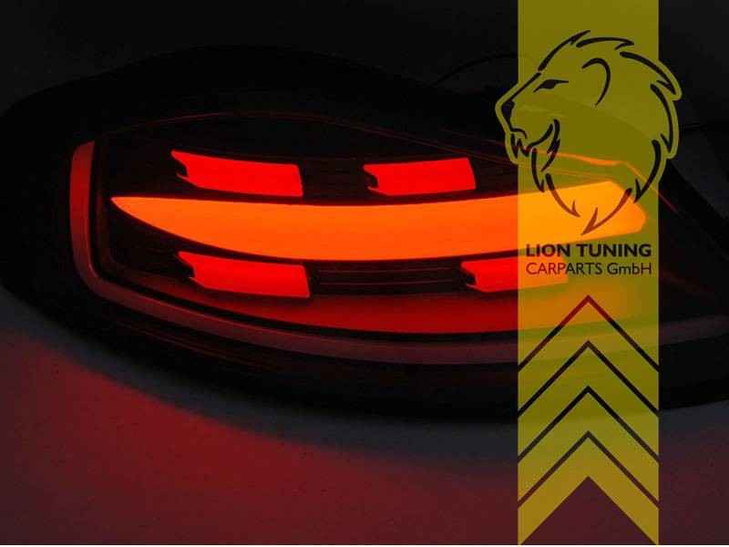 LTG Pair LED Dyna Rear Lights Tail Lamps Porsche Boxster 986 96-04 Smoke LHD RHD