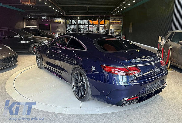 KT Pair LED Rear Lights Merc S-Class Coupe C217 Cabrio A217 15-17 S63 S65 LHD