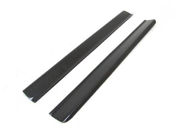 DTK New Pair 986 Boxster 996 911 97-05 Door Sill Trims - Plain Carbon Fibre
