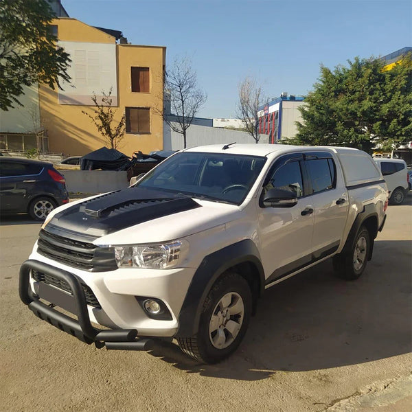 OW Body Cladding Styling Side Door Armour Panels TOYOTA Hilux 8 15+ 4 Pcs ABS