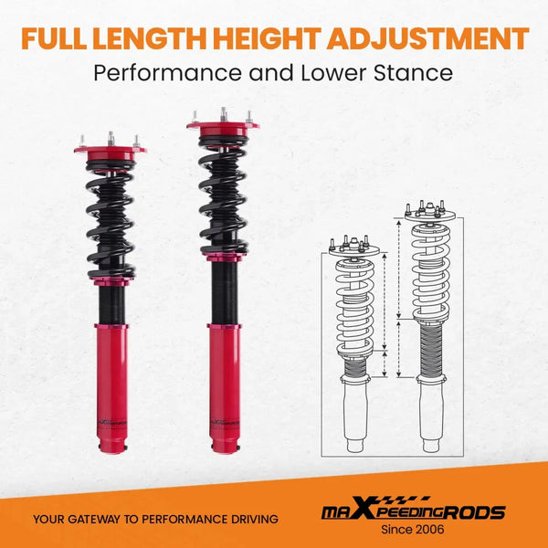 MXPR 24 Way Lowering Coilovers MERCEDES S-CLASS W220 S430 S500