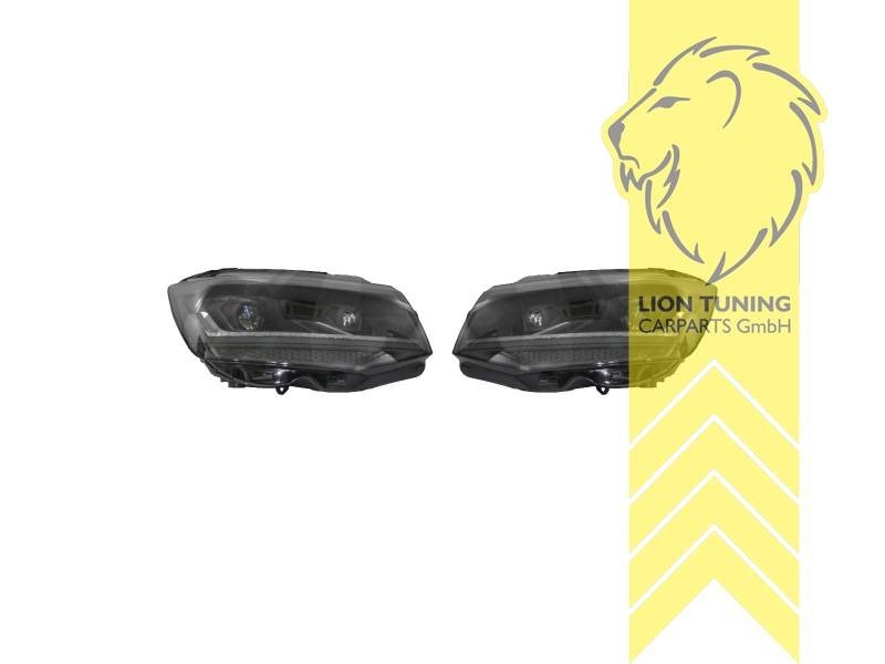LTG Pair LED DRL Halo U Lightbar Headlights VW Bus T6  Transporter Van 15-19 LHD