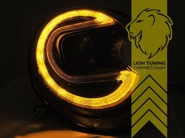 LT Pair LED DRL Lightbar Halo Ring Headlights Mini One R56 R57 06-14 XENON LHD