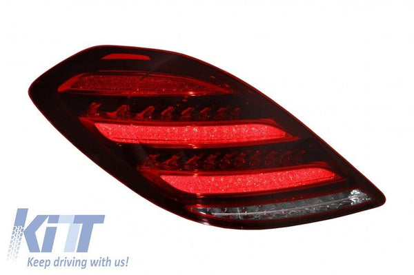 KT Pair LED Sequential Rear Lights Tail Lamps Mercedes S-Class W222 13-17 LHD