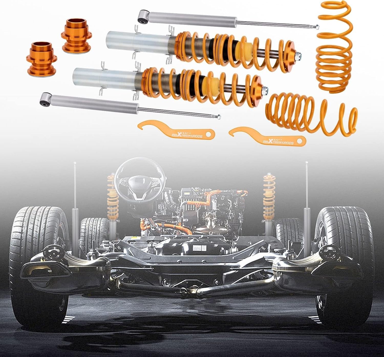 MXPR Lowering Coilovers Kit VW for Golf 4 Seat Leon 1M 1M1 VW Beetle 9C1 1C1