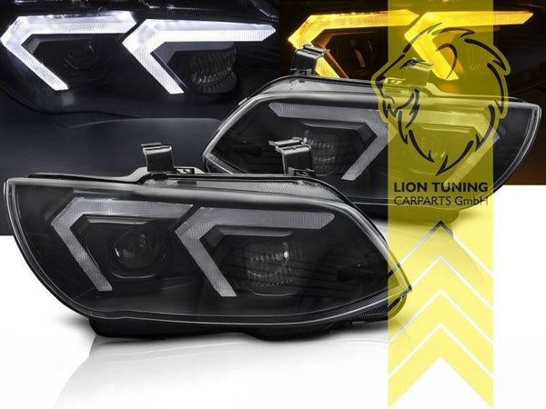 LT Full LED DRL Lightbar Headlights BMW 3 Series E92 Coupe E93 Cabrio LCI LHD