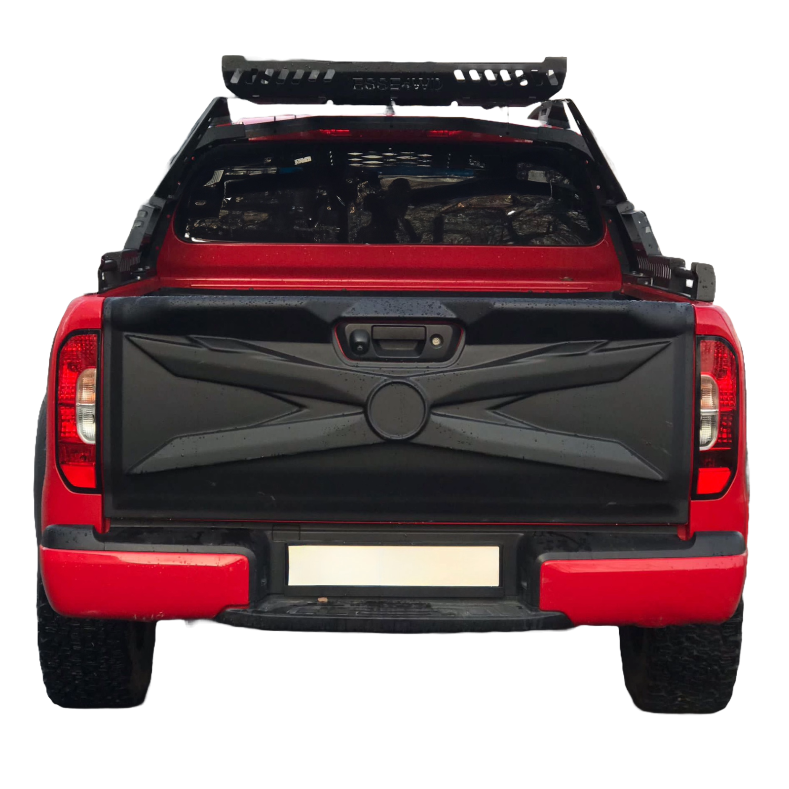 OW  Tailgate Cover Panel Armour MERCEDES X Class W470 17+ Body Matte Black