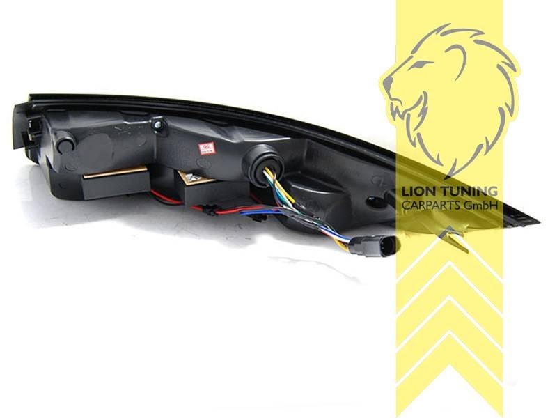 LTG Pair LED Lightbar Rear Lights Lamps Porsche 911 997 04-08 black smoke LHD