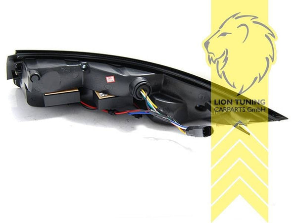 LTG Pair LED Lightbar Rear Lights Lamps Porsche 911 997 04-08 black smoke LHD