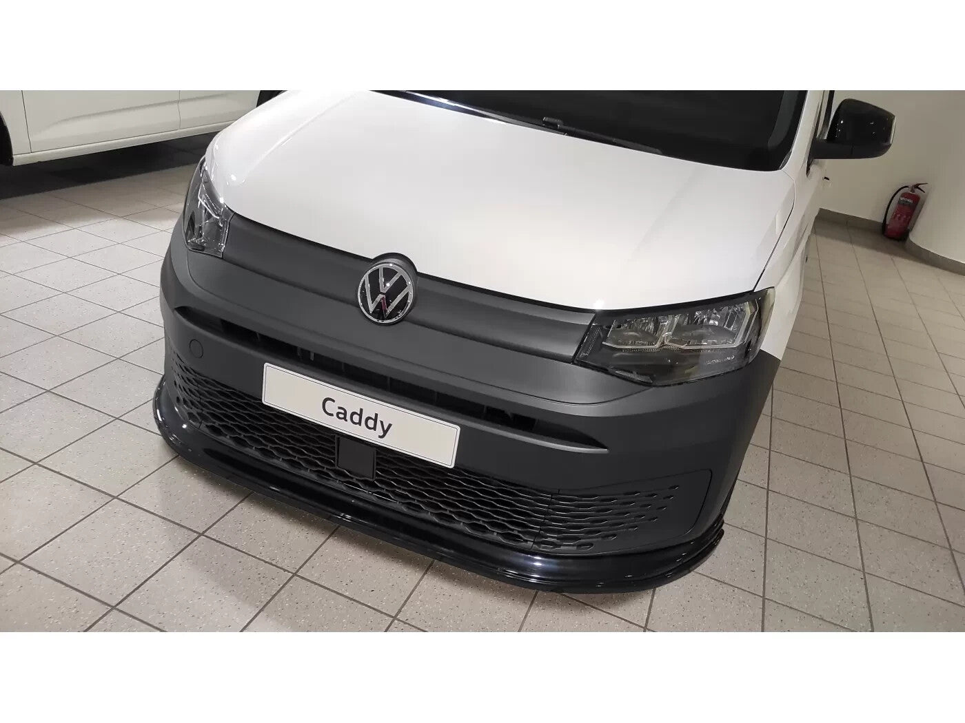 Motordrome Front Bumper Lower Splitter VW Caddy Mk5 2021+ V2 Gloss Black