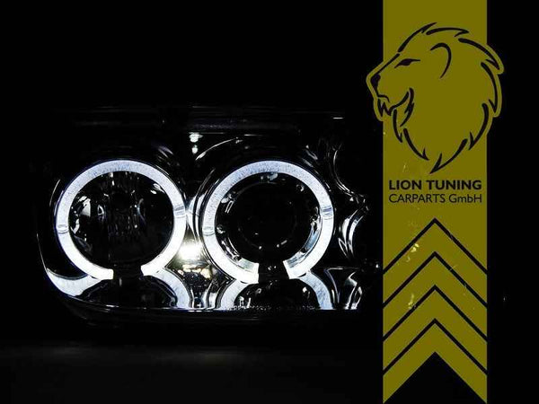 LTG Pair LED DRL Halo Ring Headlights VW Bora sedan variant 1J2 1J6 98-05 LHD