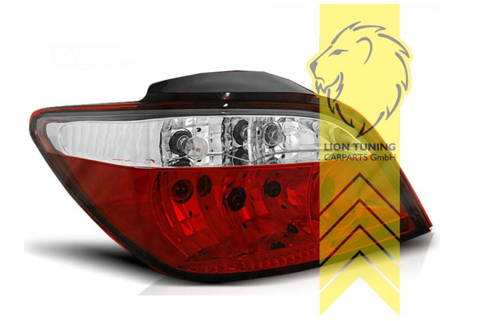 LT Pair REAR LIGHTS Tail Lamps Peugeot 307 01-07 + 3A / C Facelift Red Clear