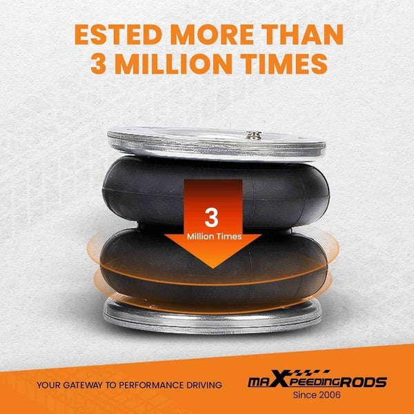 MXP Air Suspension Spring Bag + 12V Compressor Kit Ford Transit 01-20 Twin RWD