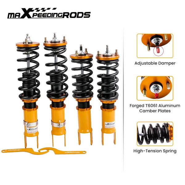 MXPR Adjustable Lowering Coilovers Honda S2000 Base V AP1/AP2 Convertible