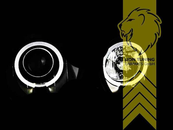 LTG Pair LED DRL Headlights Mercedes CLK C208 Coupe A208 97-02 Cabrio Black LHD