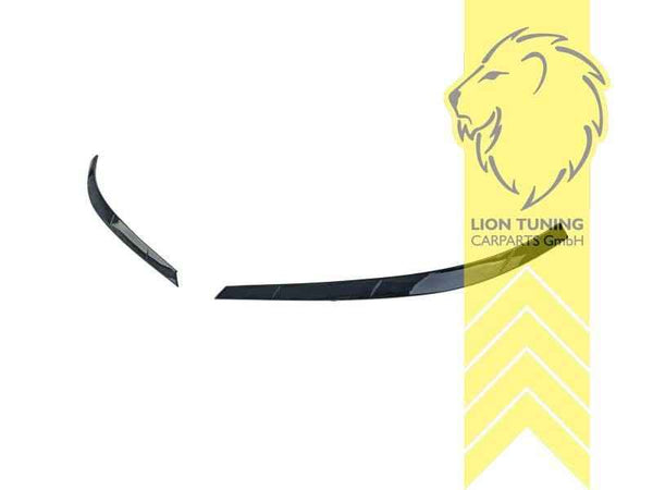 LT Headlight eyebrow covers shades trims VW Tiguan 5N 5AN 11-16 glossy black ABS