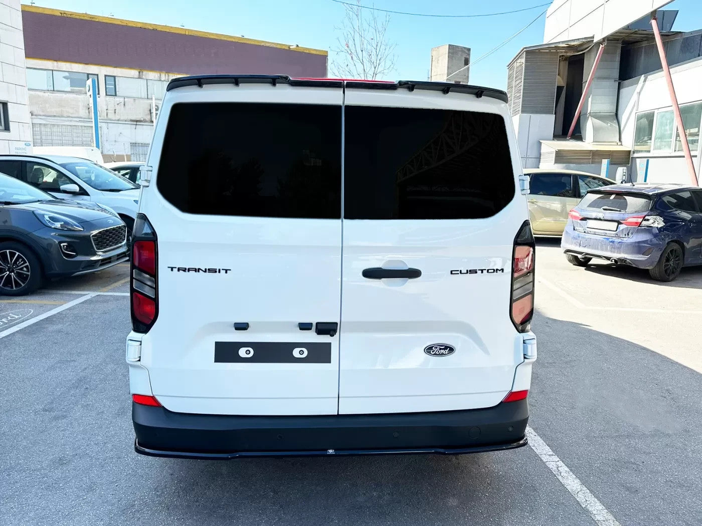 Motordrome Rear Splitter Diffuser 2 Ford Transit Custom Tourneo Mk2 VW T7
