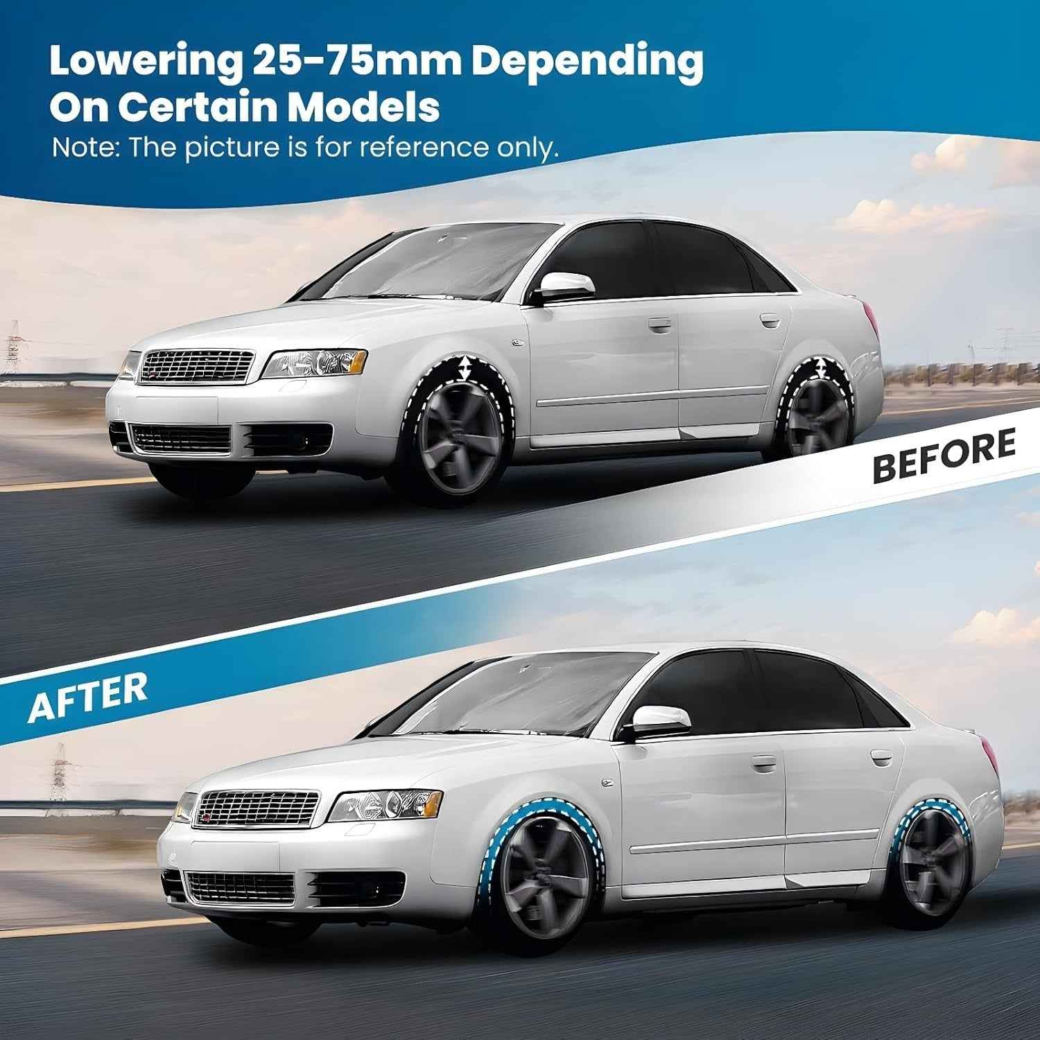 MXPR Coilovers Kit BMW 3 Series E36 Saloon 90-98 316 318 318 323 325 328 Coupe