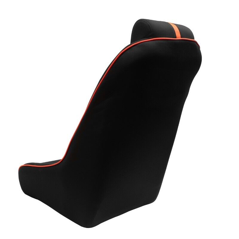 AS x1 Univ Classic RS Black Red Car Kit Fixed Back Bucket Seat + slides
