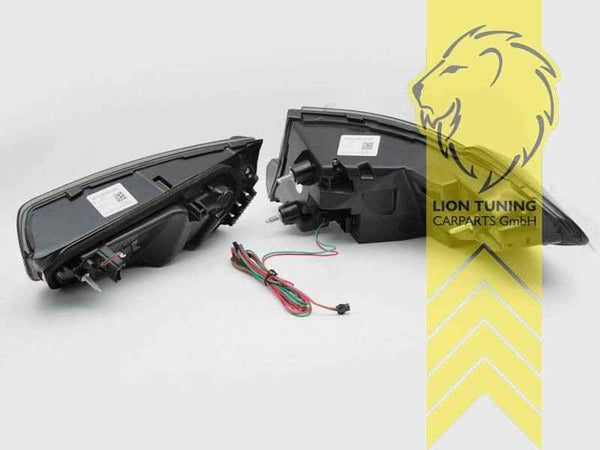 LT LED DRL Laser Line Lightbar BMW 3 Series G20 + LCI Sedan Red Black LHD