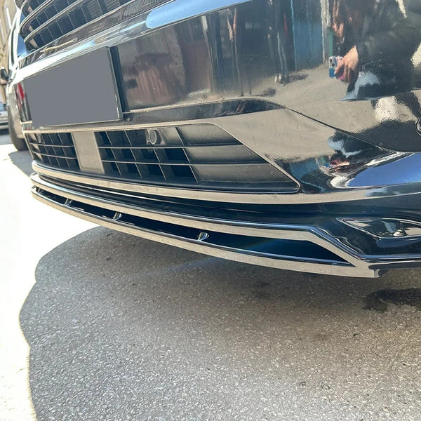 OW Front Bumper Splitter VW Transporter T7 24+ ABS Gloss Black