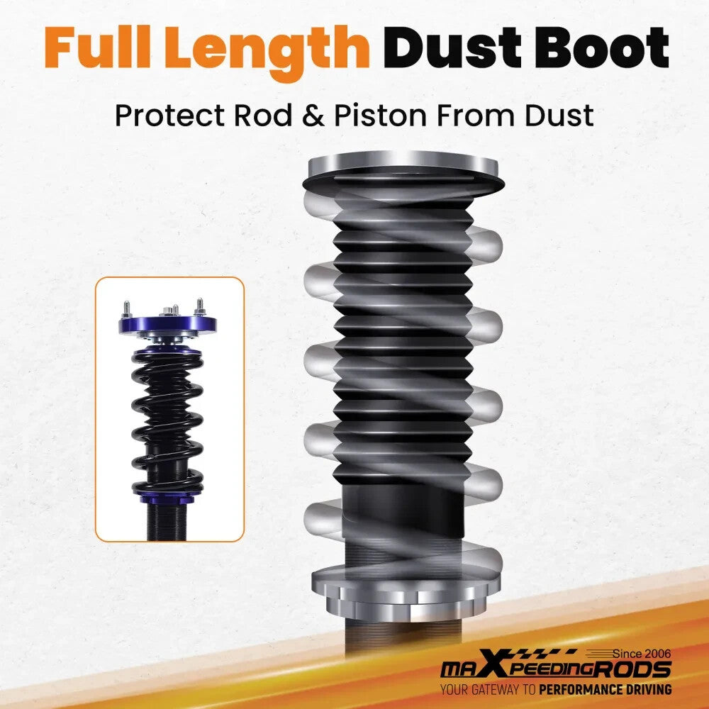 MXPR Adjustable Lowering Coilovers BMW 3 Series E46 Saloon 98-05 Coupe Touring