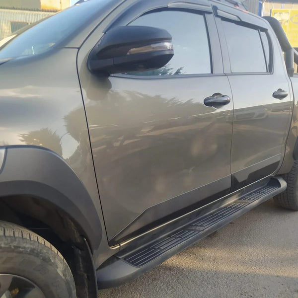 OW Body Cladding Styling Side Door Armour Panels TOYOTA Hilux 8 15+ 4 Pcs ABS
