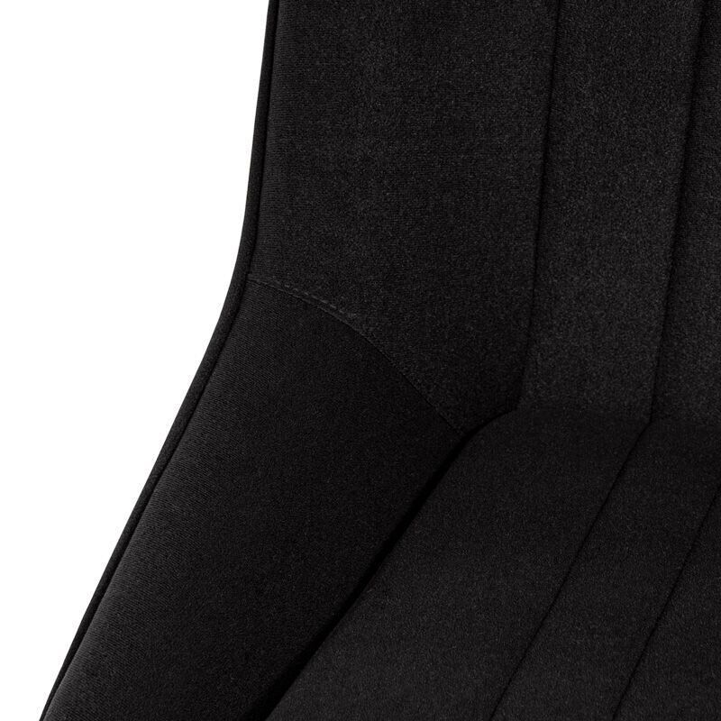 AS x1 Univ Classic Car Retro Kit Sports Fixed Back Bucket Seat Black inc slides